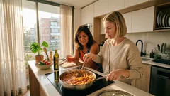 Cómo hacer pasta en sartén sin hervir: fideos dorados y salsa espesa