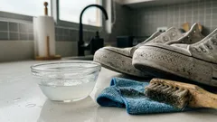 Truco con vinagre blanco para limpiar zapatillas blancas sin dañarlas: pasos simples y errores que conviene evitar